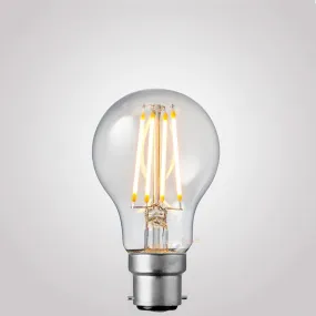 10W GLS LED Bulb B22 Clear in Soft White