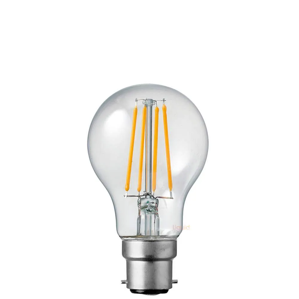 10W GLS LED Bulb B22 Clear in Soft White