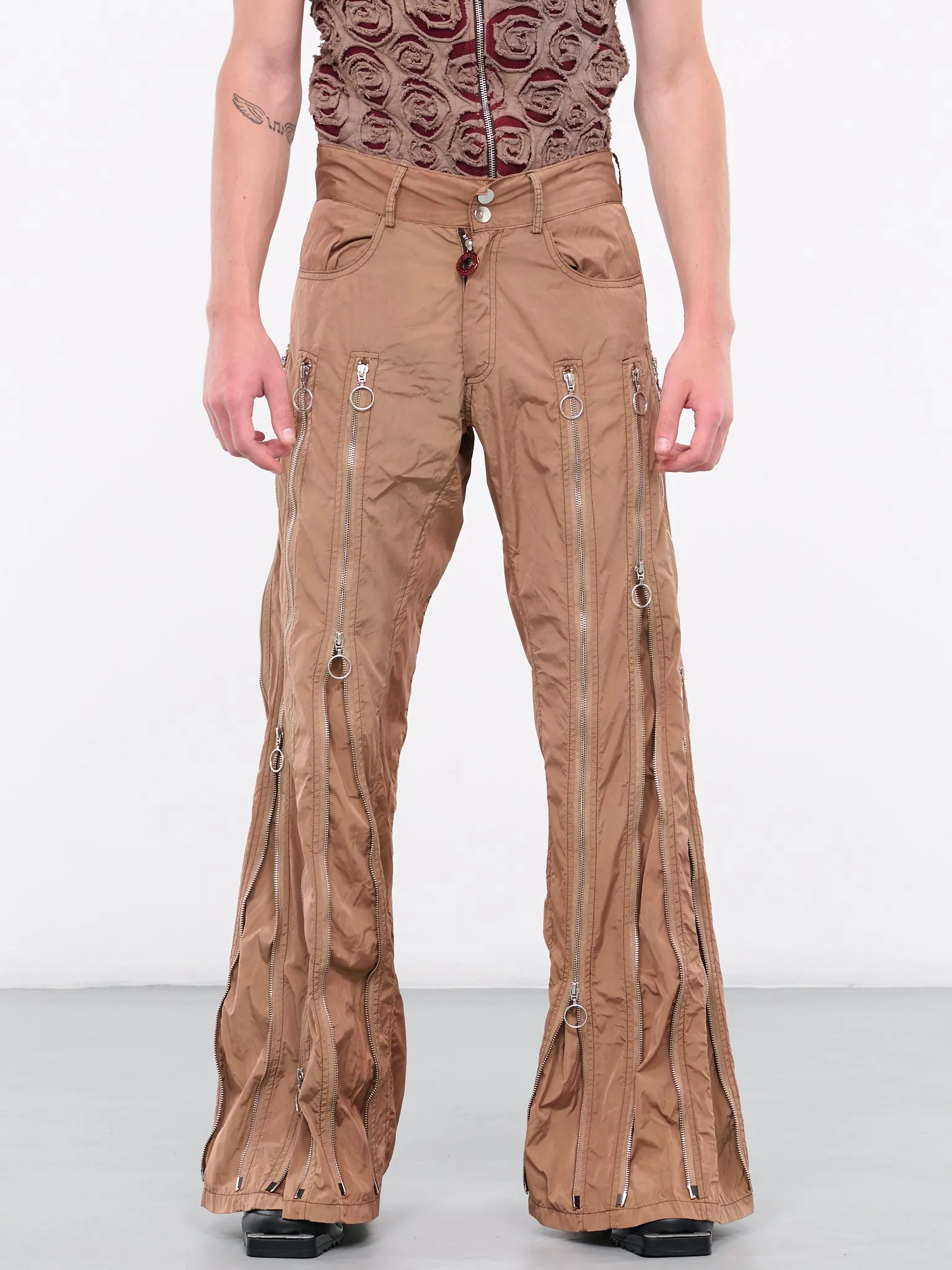 1:1 Zip Trousers (TRS-ADJZIP-DARK-BROWN)