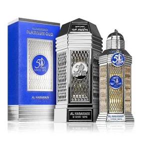 50 Years Platinum Oud 100ml EDP for Unisex by Al Haramain