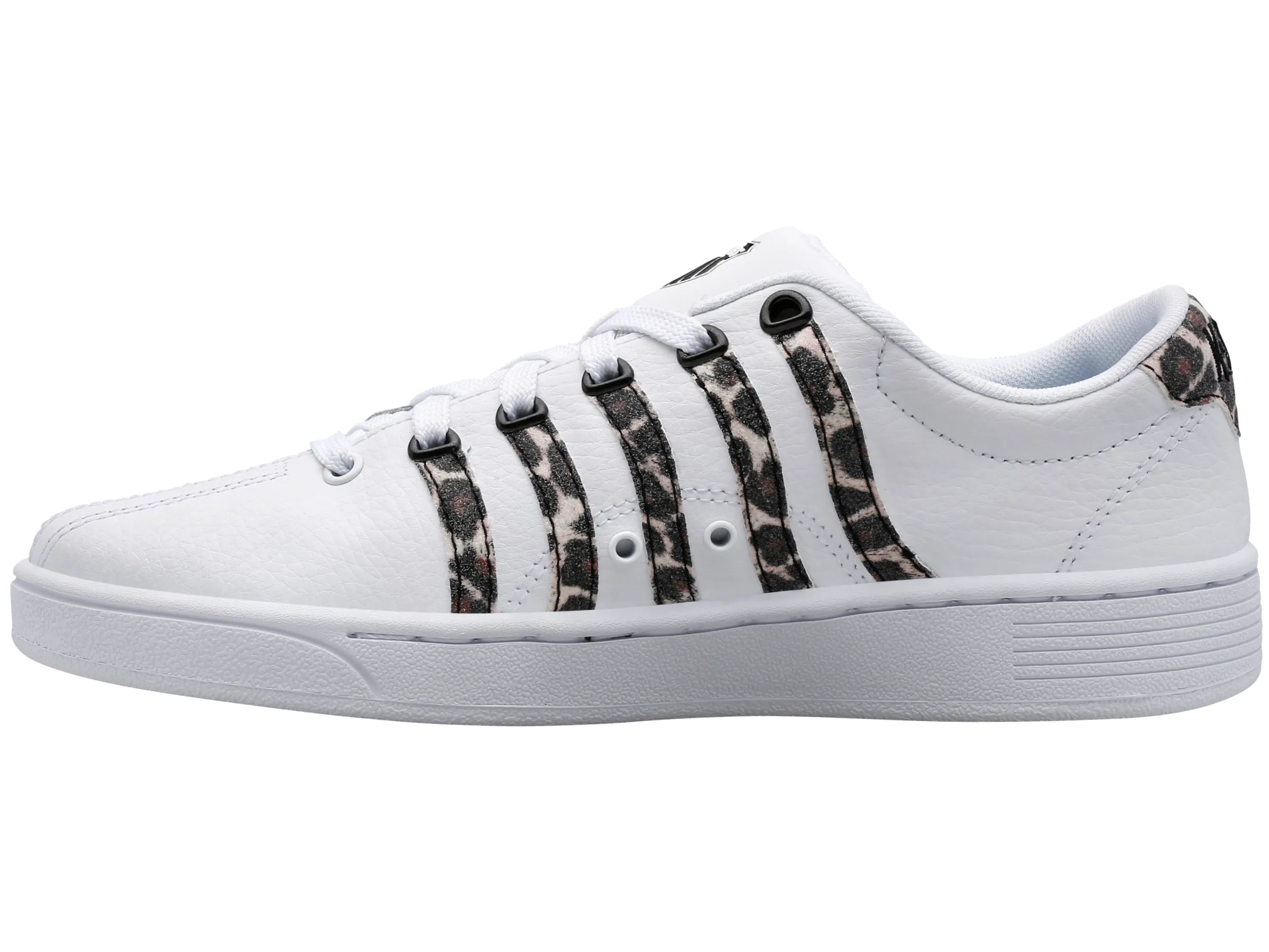 97141-137-M | COURT PRO CURVES | WHITE/METALLIC LEOPARD