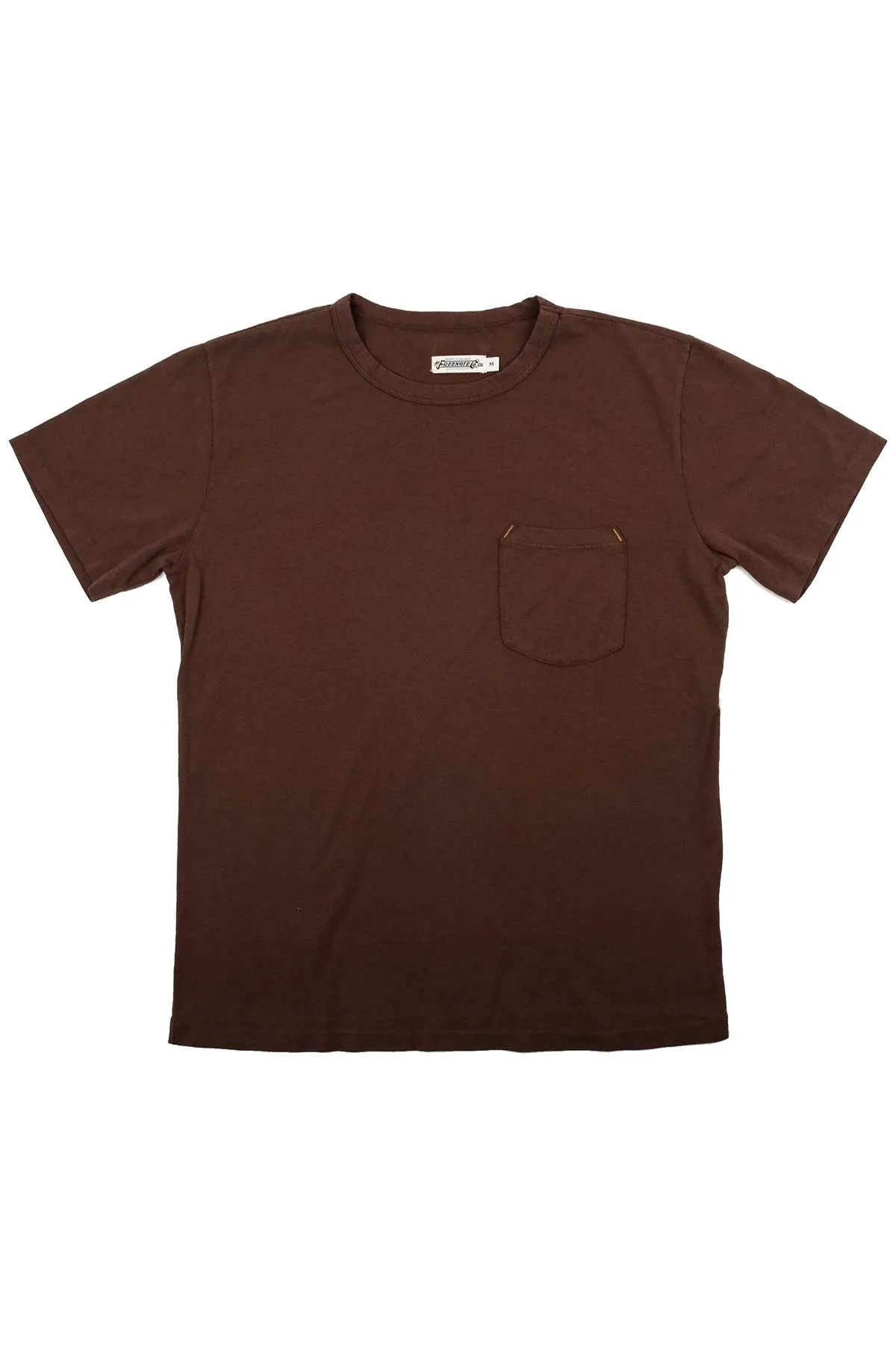 9oz. POCKET T-SHIRT Chocolate