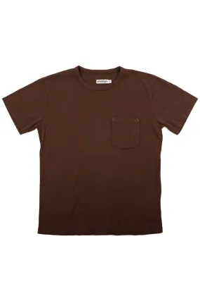 9oz. POCKET T-SHIRT Chocolate