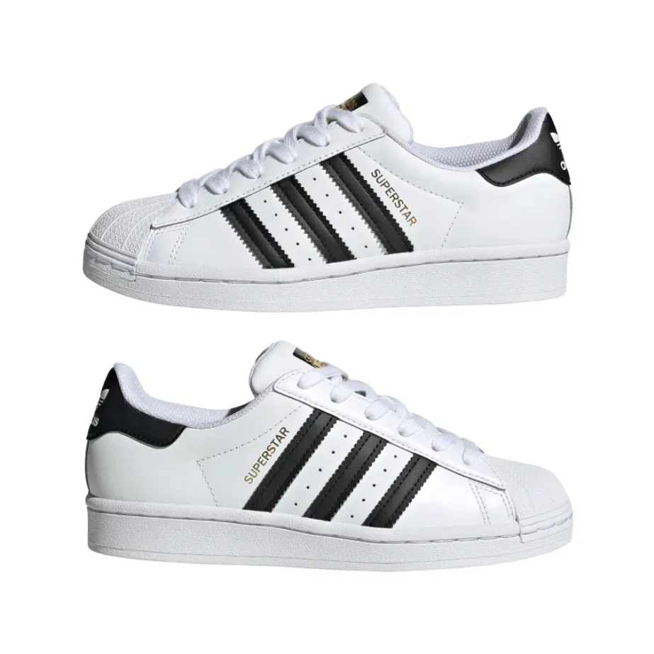 Adidas Originals Superstar FU7712 white-black boys' sneakers shoe 