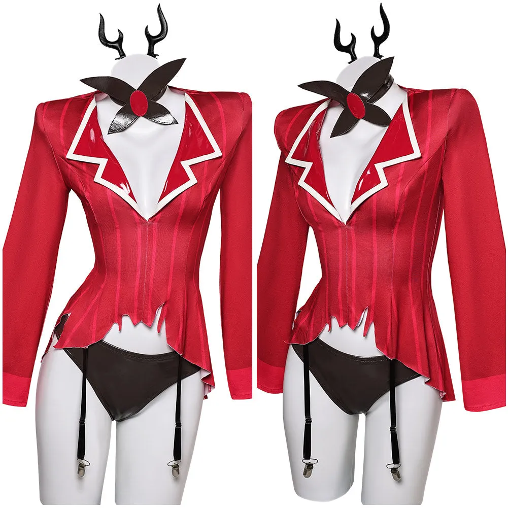 Alastor Lingerie for Women Hazbin Hotel Cosplay Costume Outfits Halloween Carnival Suit