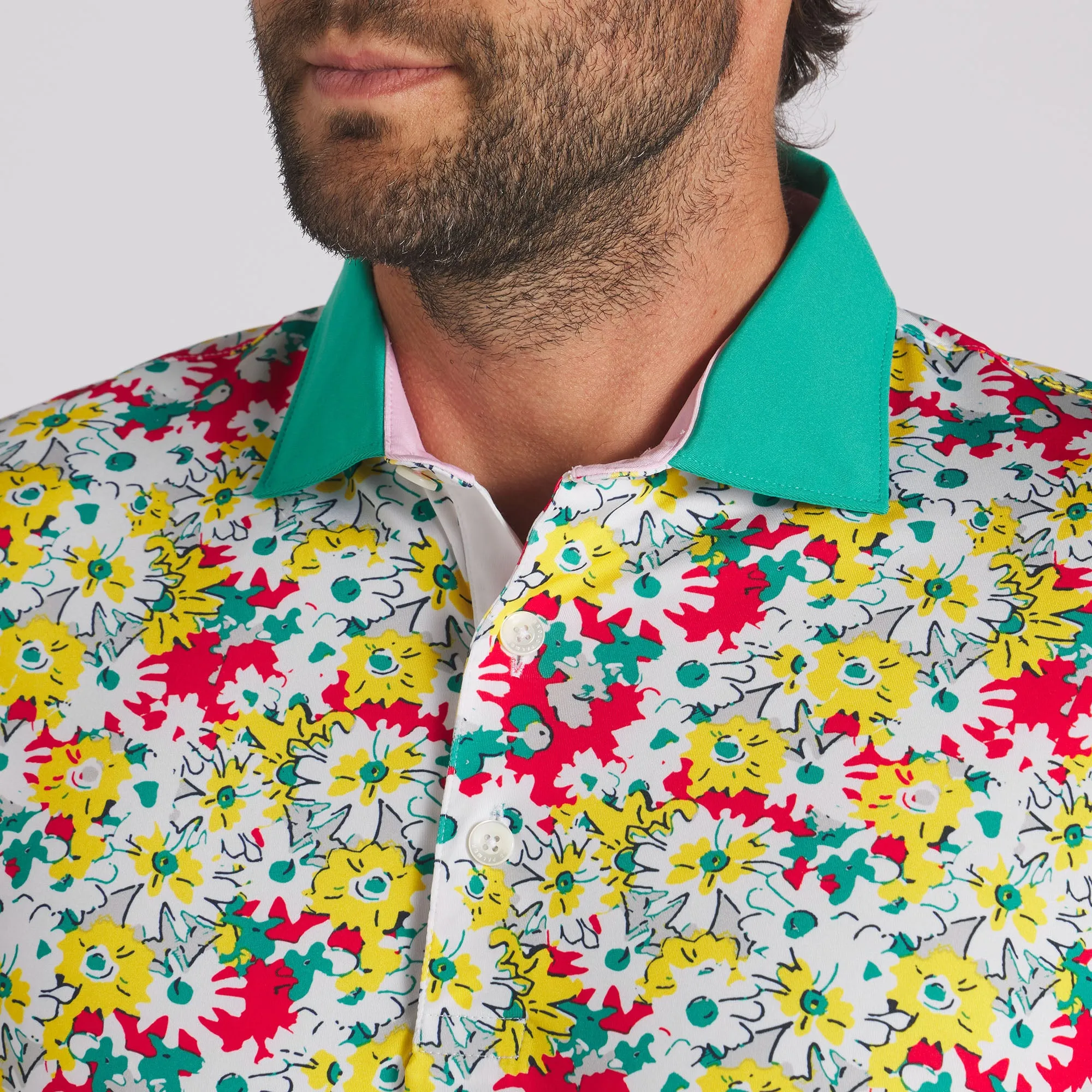 AP Floral Golf Polo