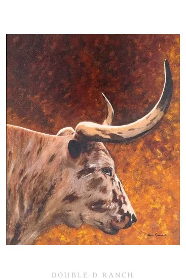 Art, Genre, Longhorn, Giclee, Sherri Alexander, Contemporary, 1264