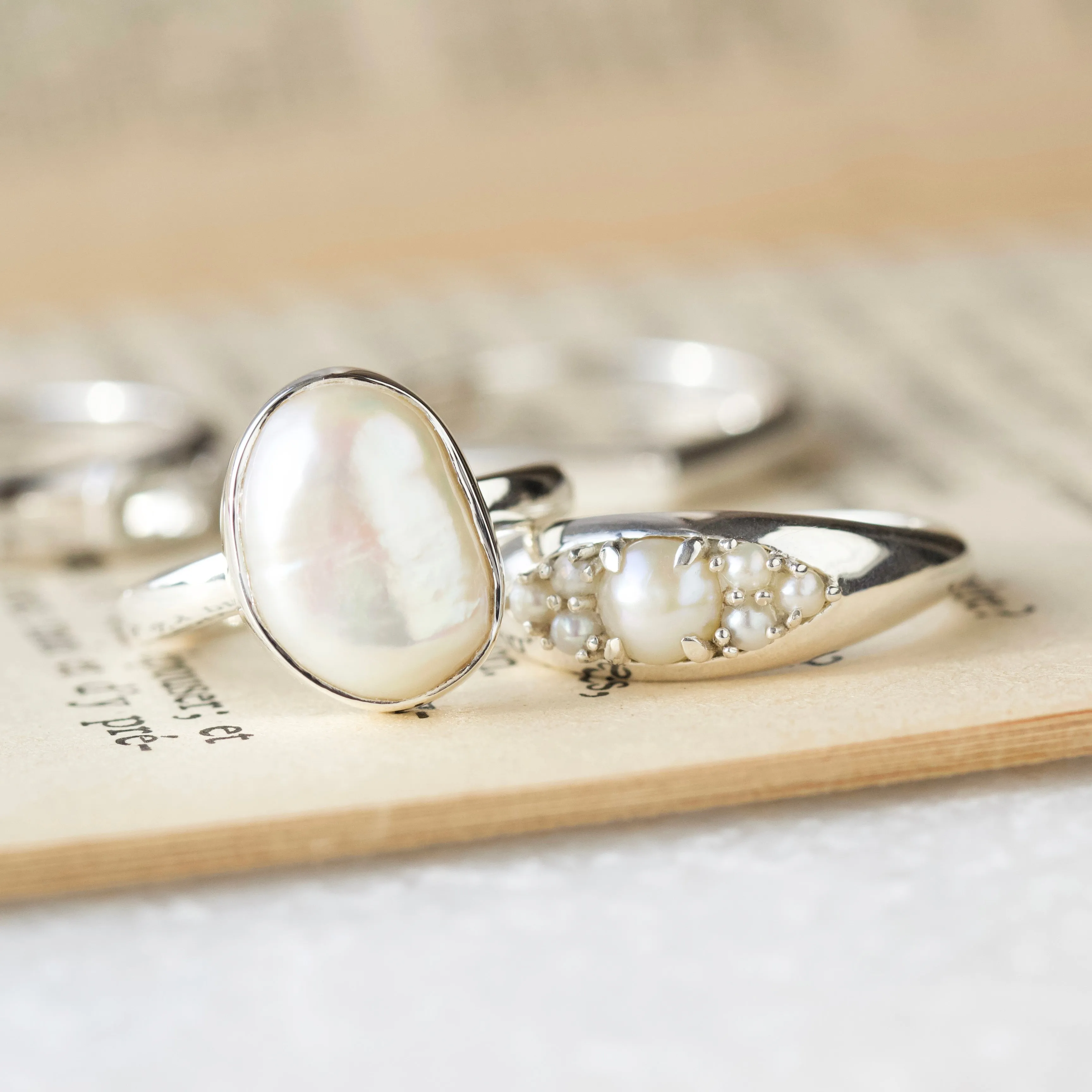 Baroque Pearl Ring