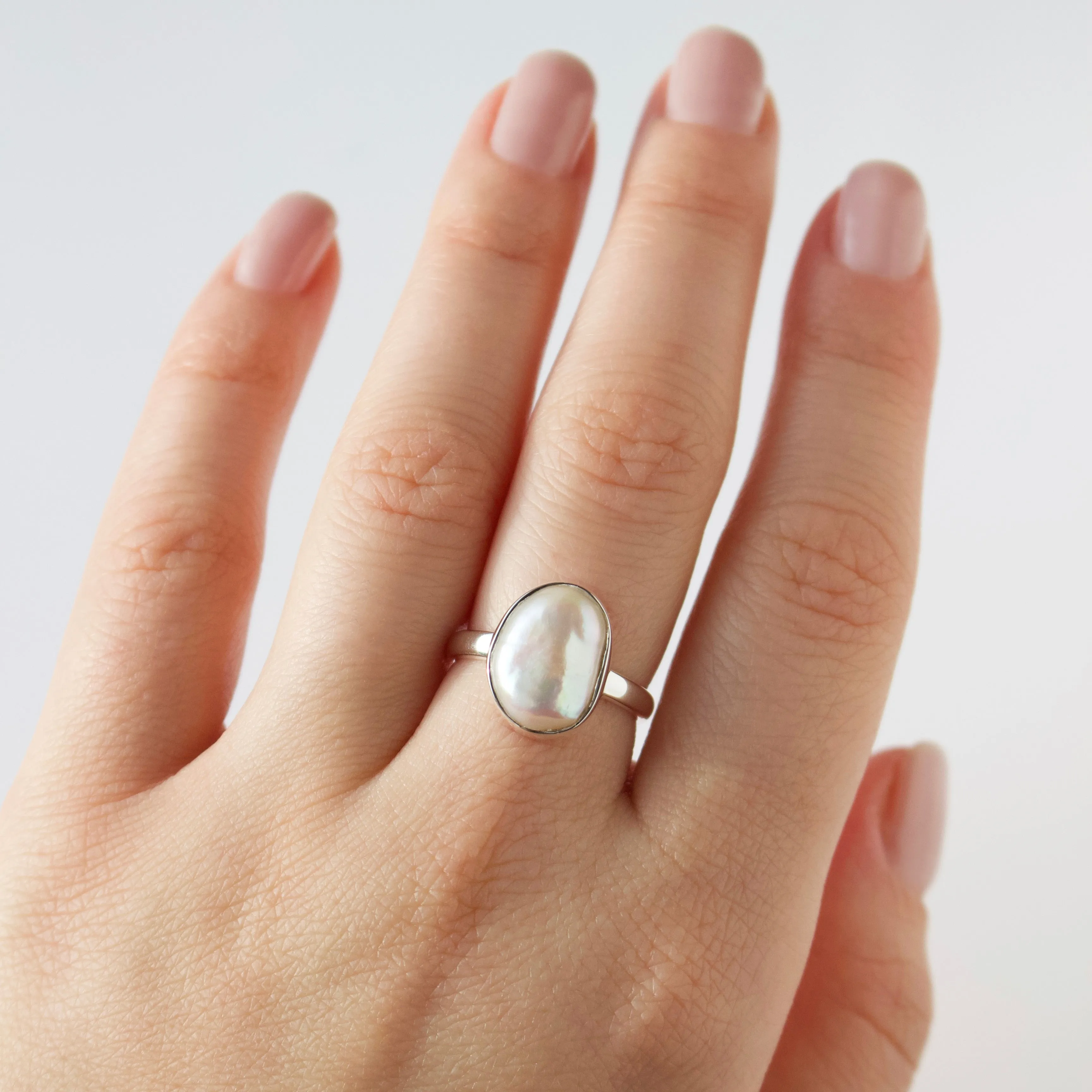 Baroque Pearl Ring