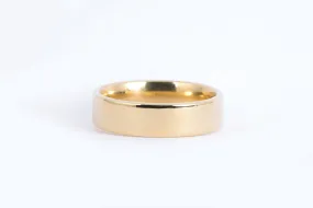 Benchmark 18k Yellow Gold "The Lieutenant" Wedding Band Size 10 (10.42g.)