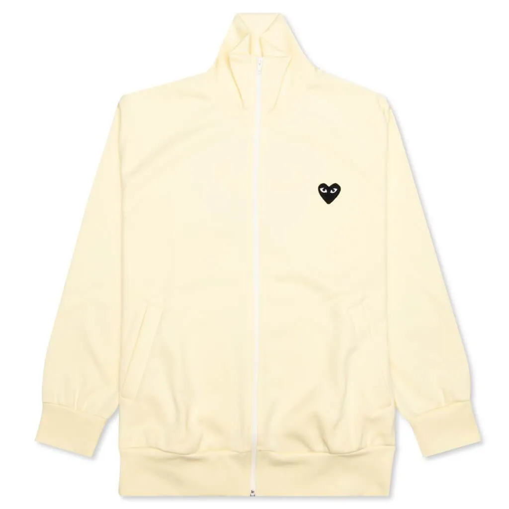 Big Black Heart Sweatshirt - Ivory