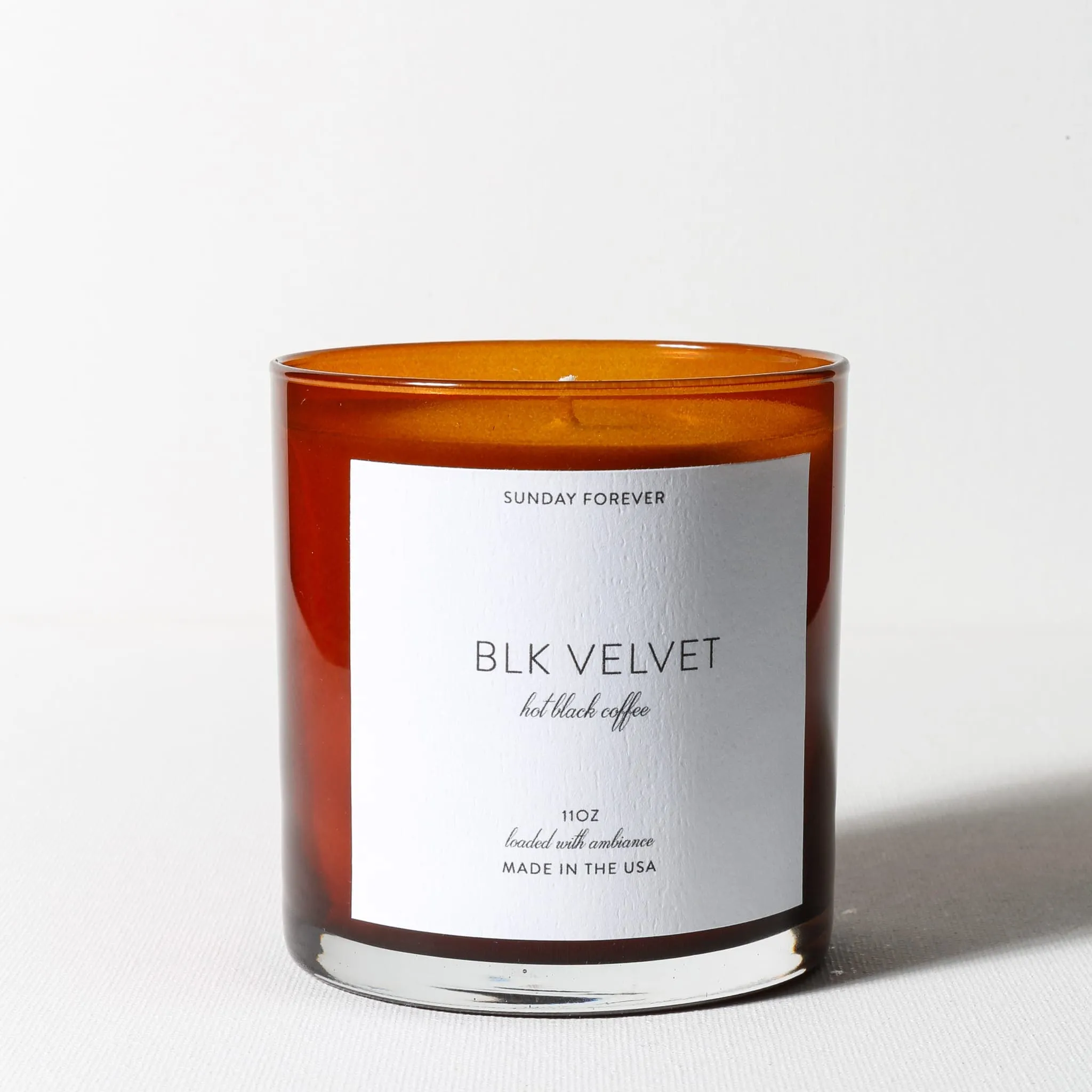 Blk Velvet Luxury Coffee Scented Candle