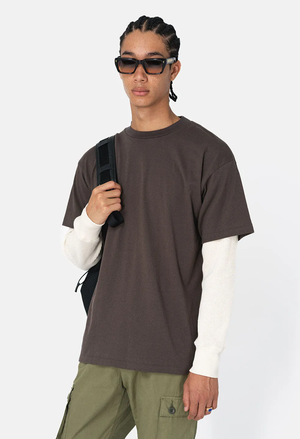 Boucle University Tee / Chocolate