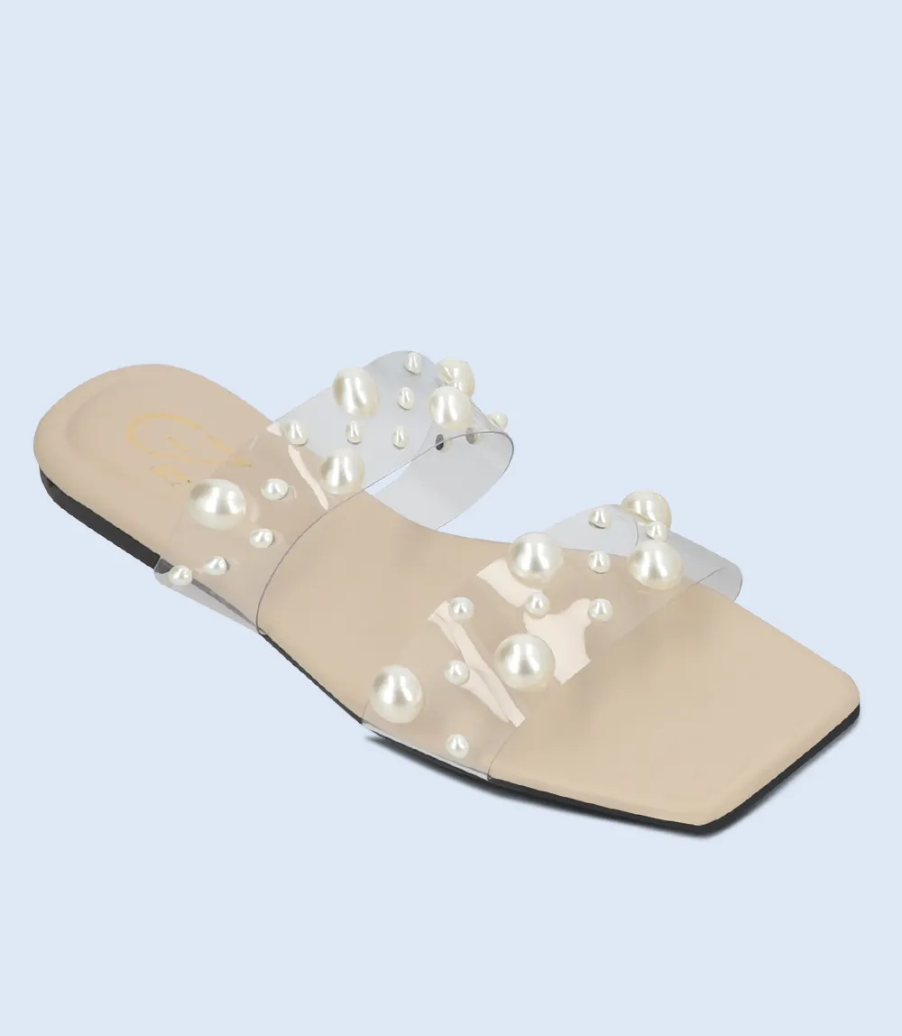 BW9643-IVORY-Women Slipper