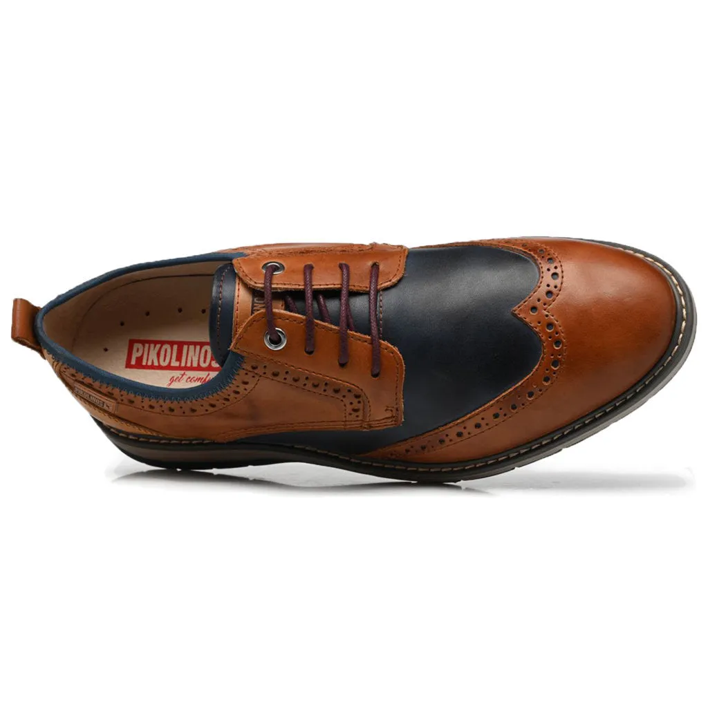 Canet Calfskin Leather Men's Brogue Shoes