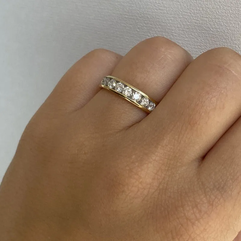 Channel Set Eternity Band