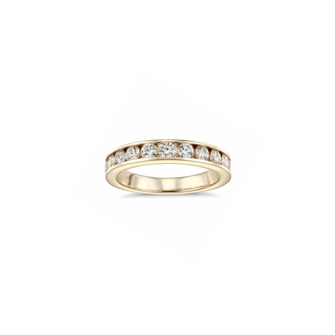 Channel Set Eternity Band