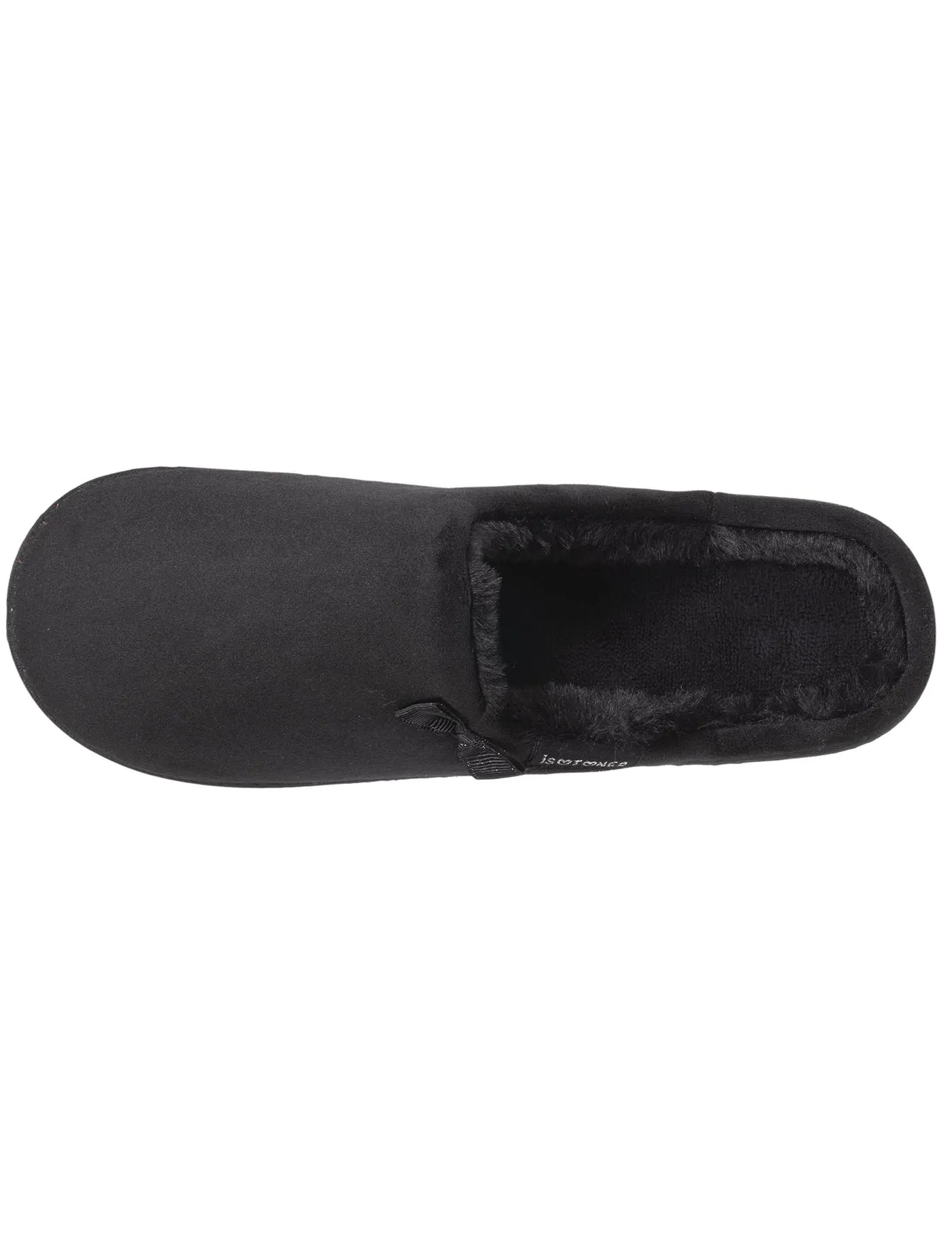 Chaussons mules Femme imitation fourrure Noir