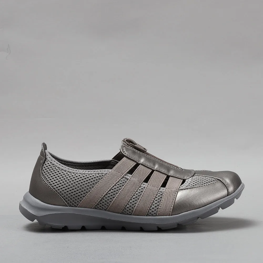 Christine - Pewter Dark Grey Sole