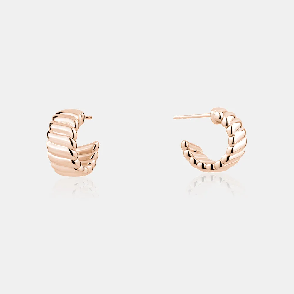 Chunky Croissant Hoops