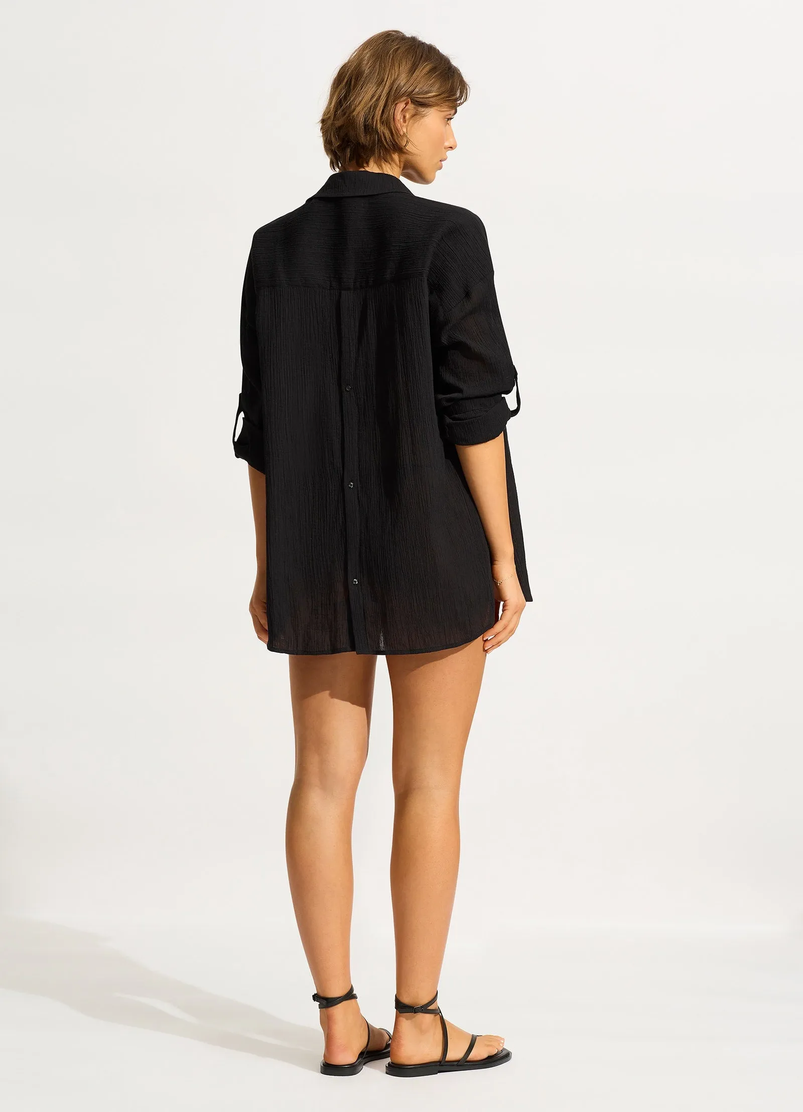 Classic Beach Shirt - Black