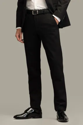 Classic Cut Black Suit Trouser