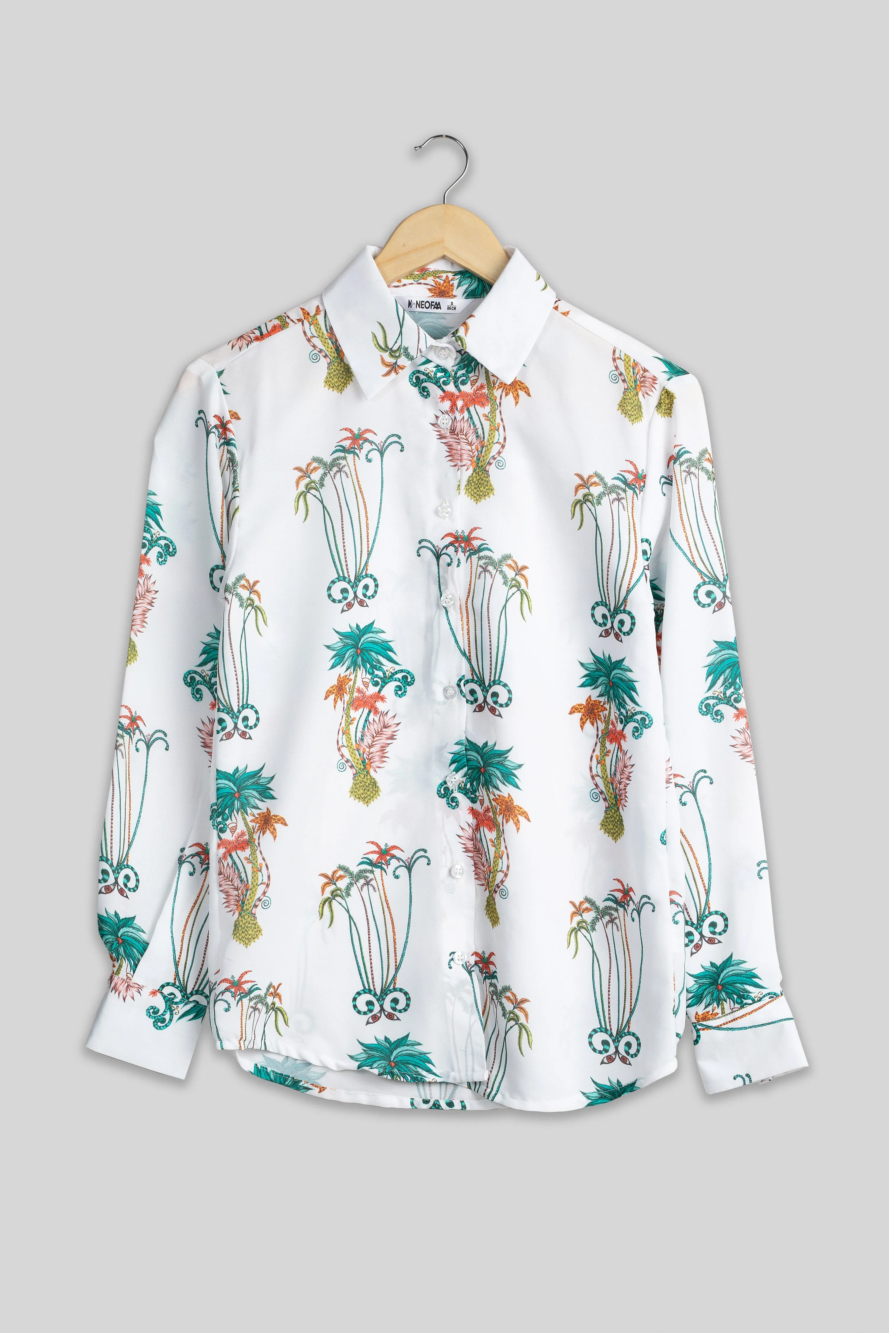 Classic Tropical Shirt For Women