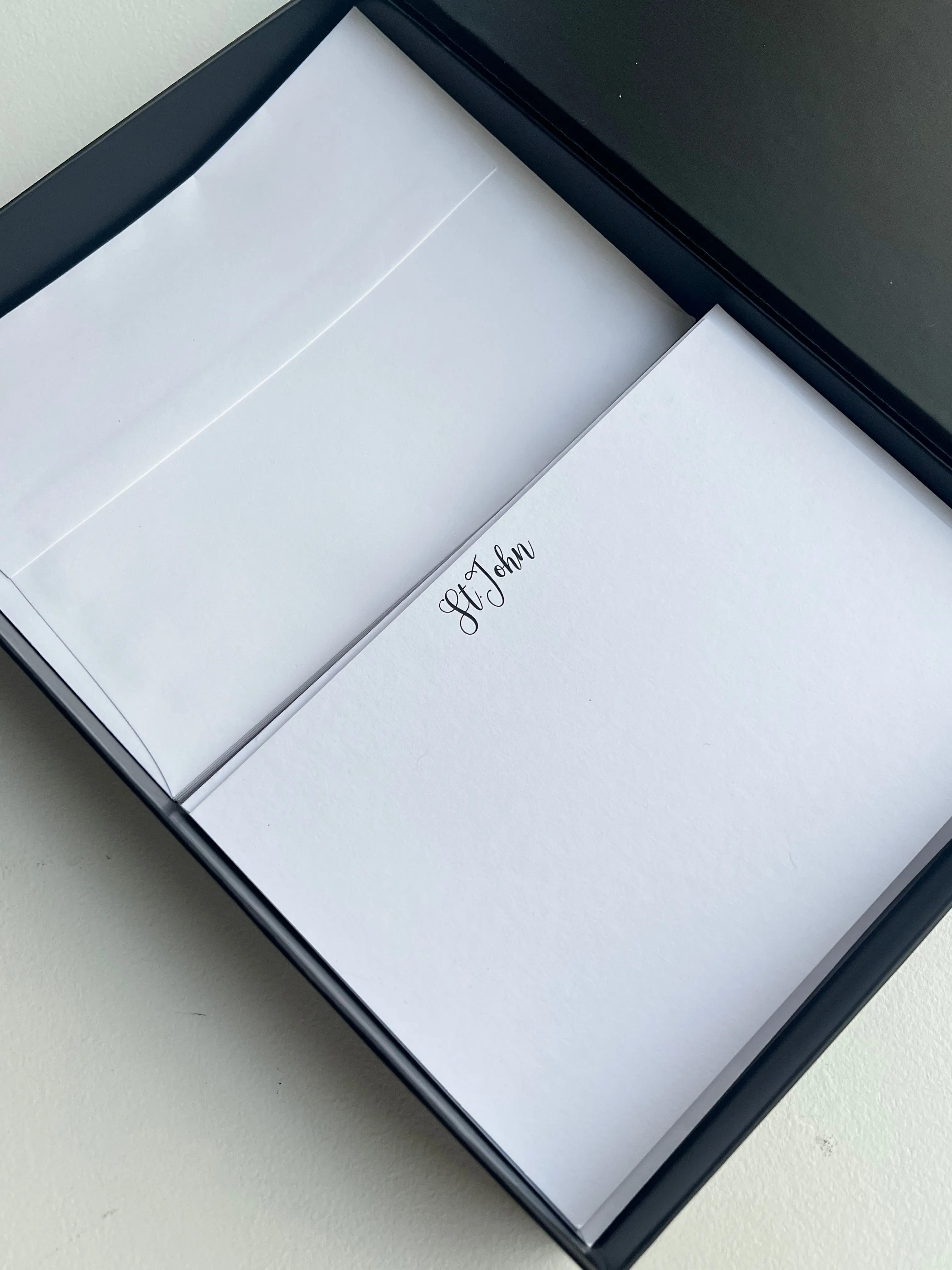 Custom Stationery   Printed Envelope   Box Option