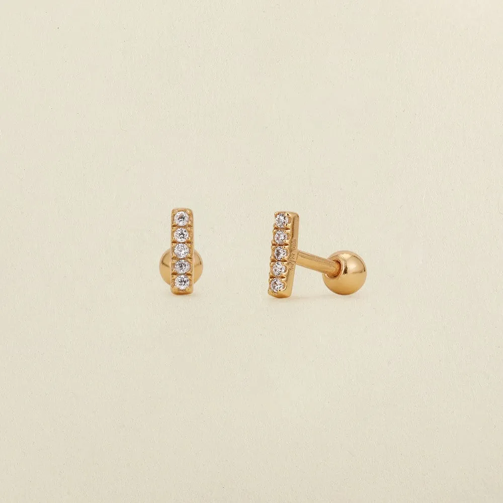 CZ Stud Set