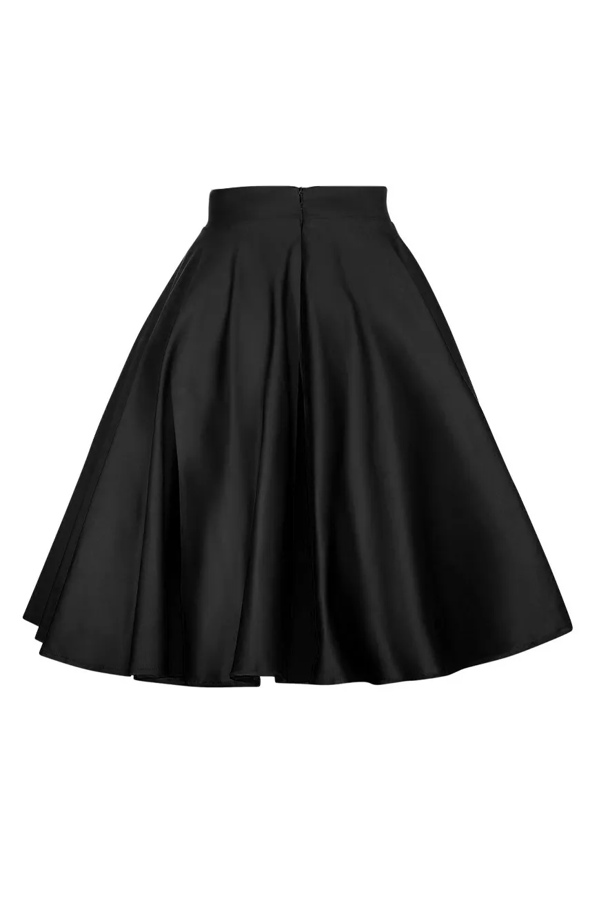 D'Amour Classic Circle Skirt (Black)