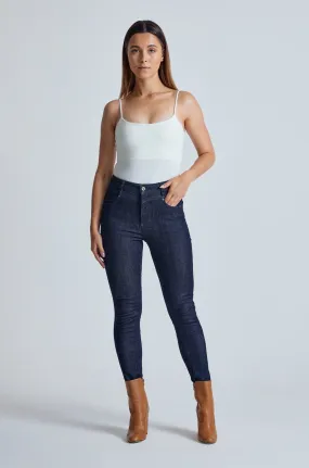 Deep Sea Nina High Waisted Skinny Jeans - GOTS Certified Organic Cotton and Recycled Polyester