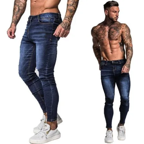 Denim Pants Mens Ripped Jeans