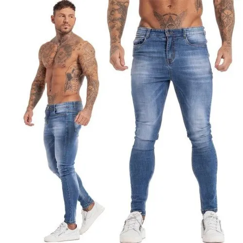 Denim Pants Mens Ripped Jeans