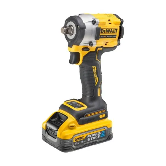 Dewalt DCF921H2T-GB 18V XR Brushless 1/2” Impact Wrench with 2x 5.0Ah Batteries & Charger