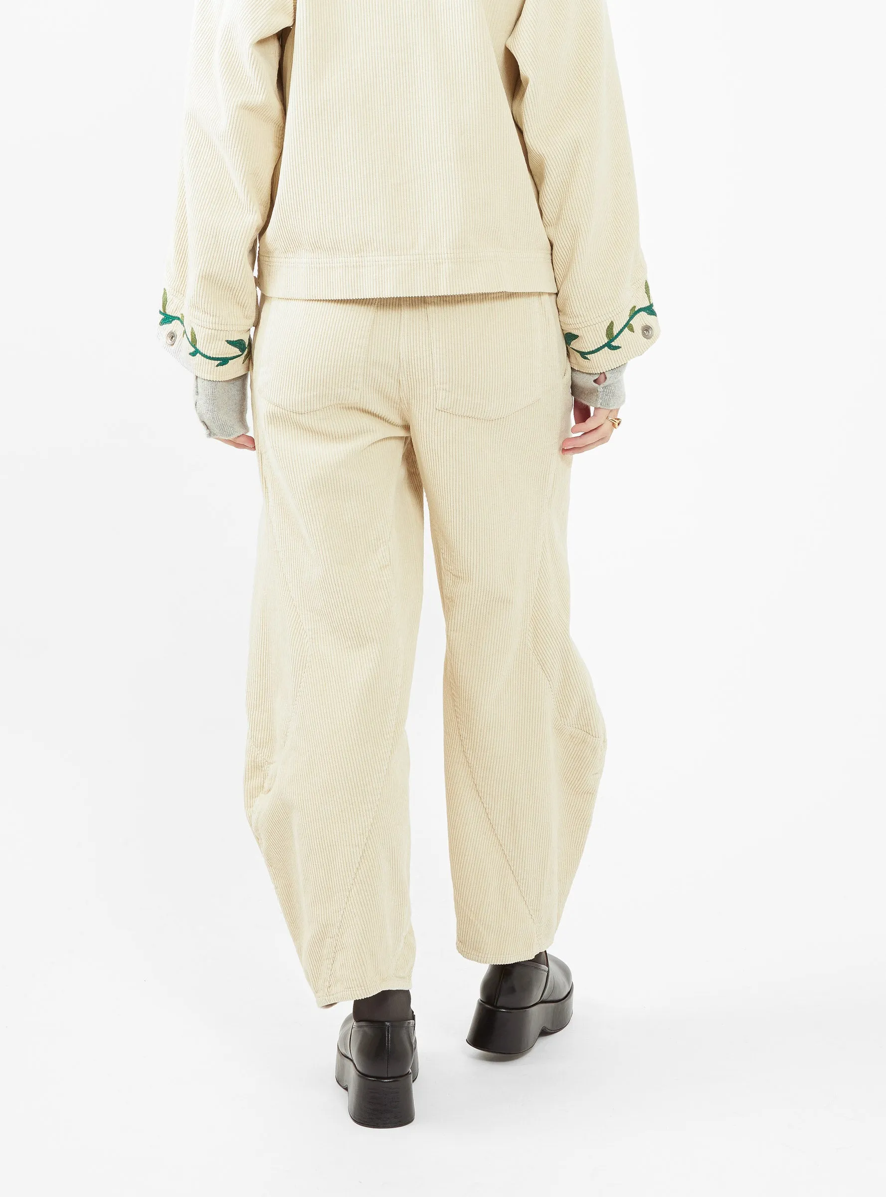 Digi Corduroy Trousers Ecru