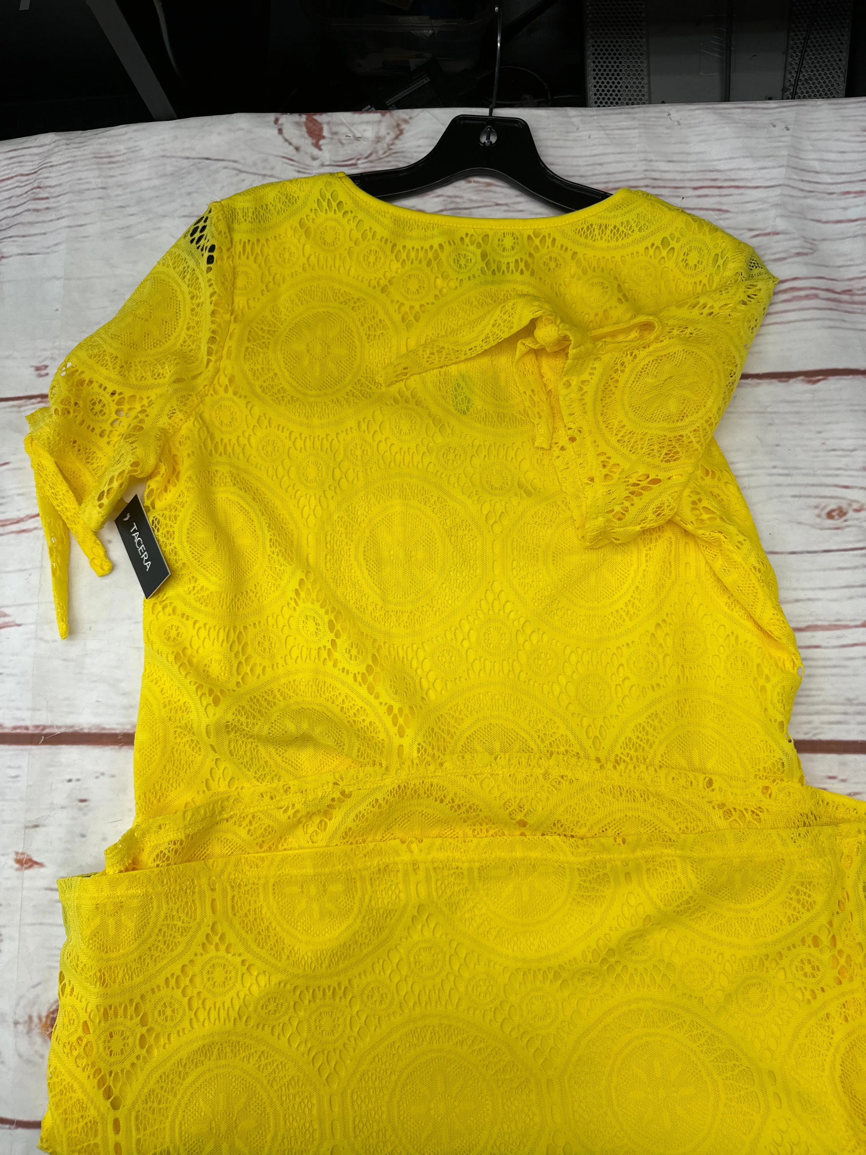 Dress Casual Midi By Tacera In Yellow, Size: M