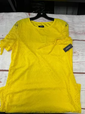 Dress Casual Midi By Tacera In Yellow, Size: M