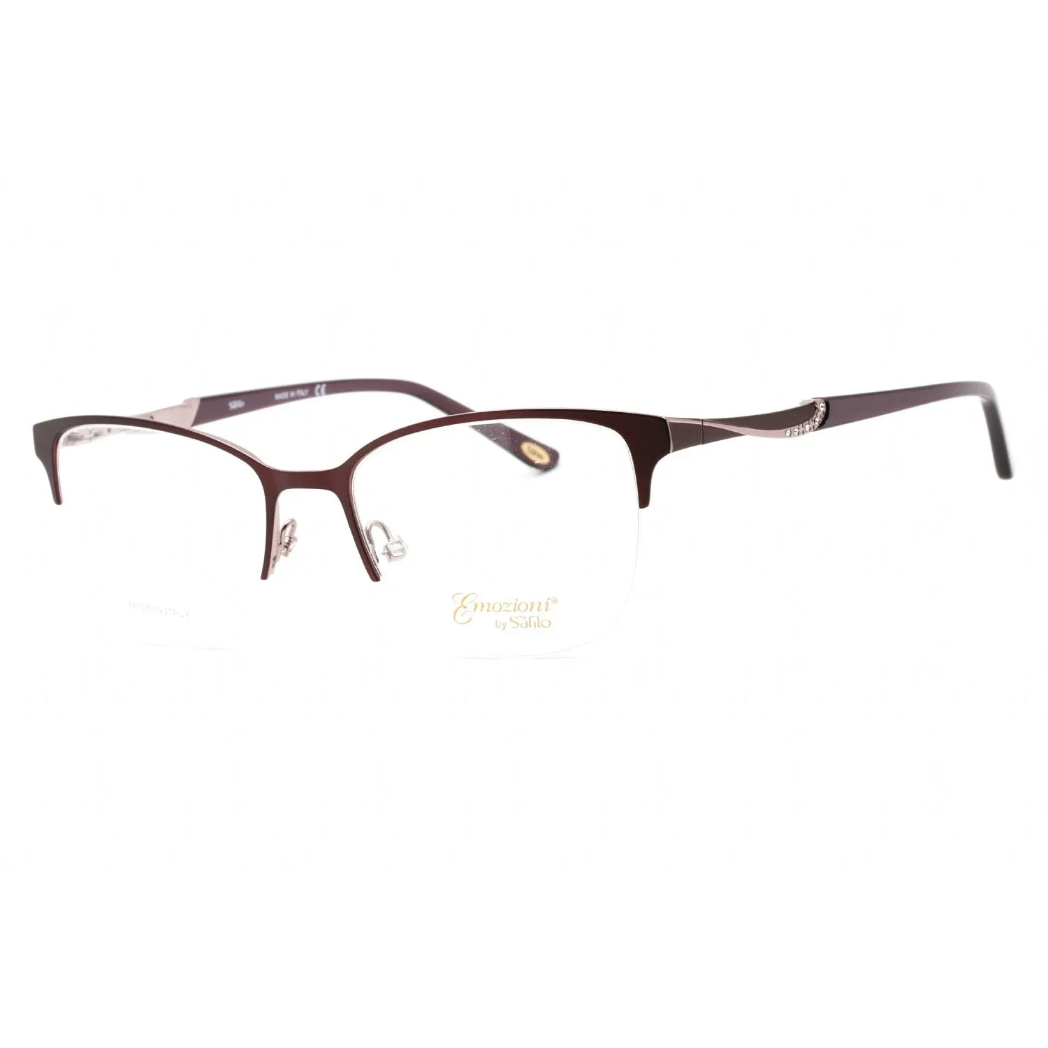 Emozioni EM 4396 Eyeglasses Plum Lilac/Clear demo lens