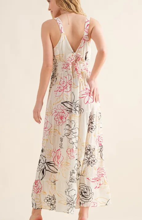 FLORAL LONG DRESS