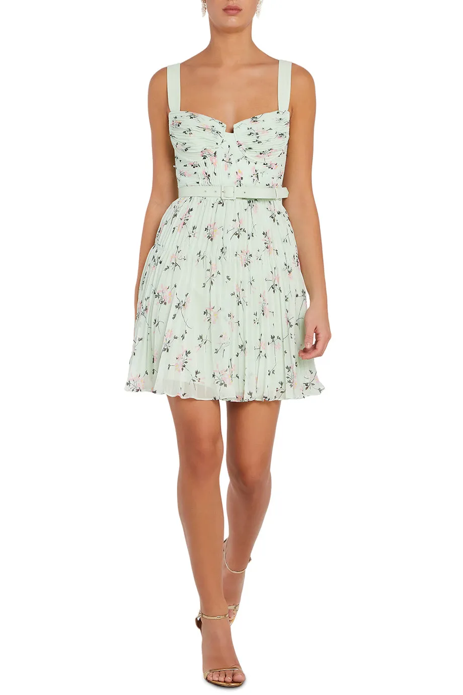 FLORAL PRINT MINI DRESS