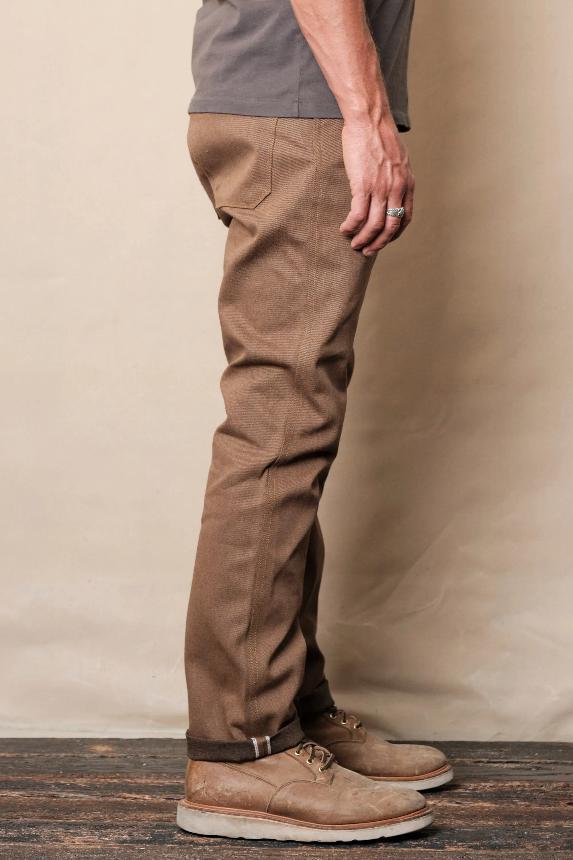 Freenote Cloth - Rios 15oz Brown Denim