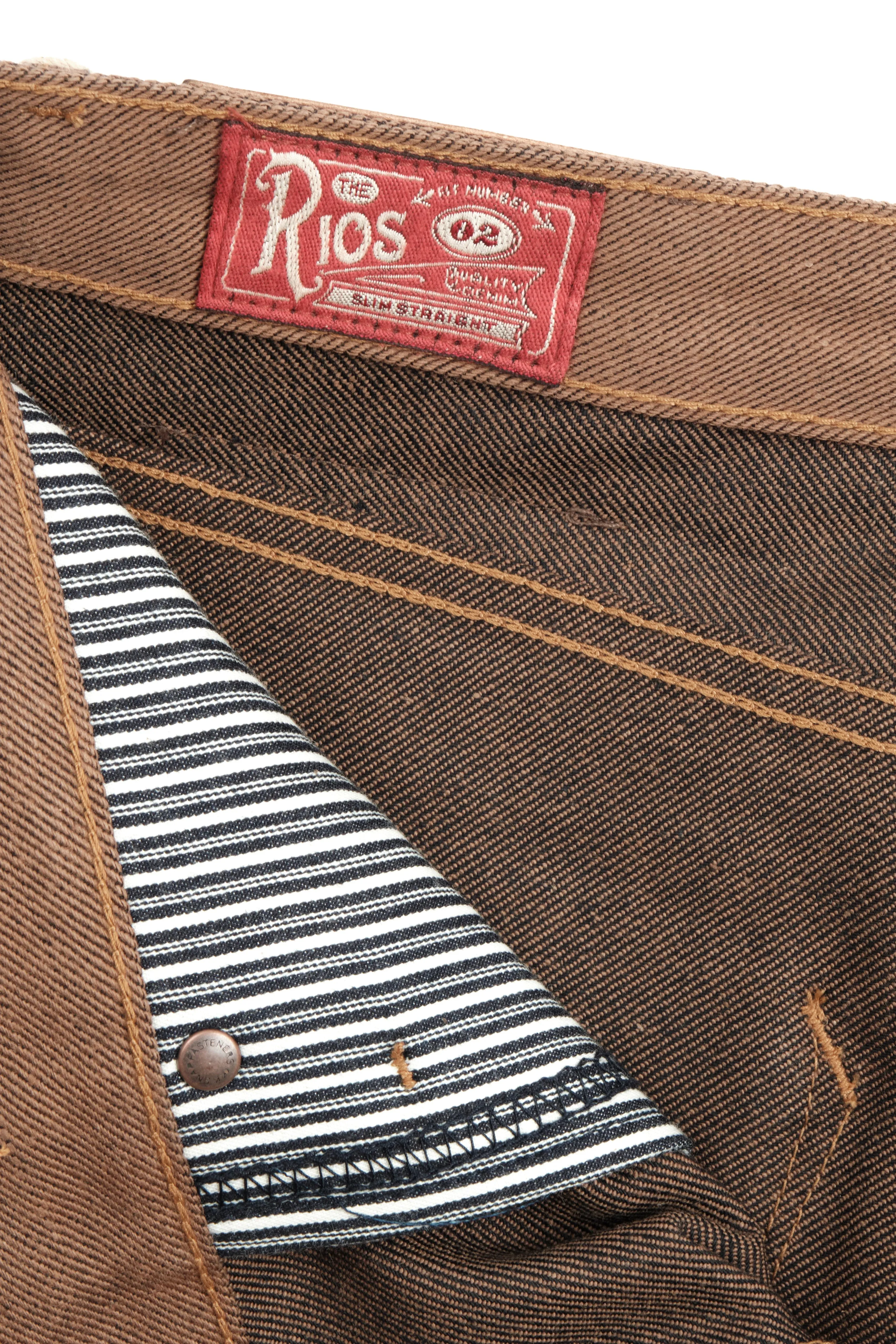 Freenote Cloth - Rios 15oz Brown Denim