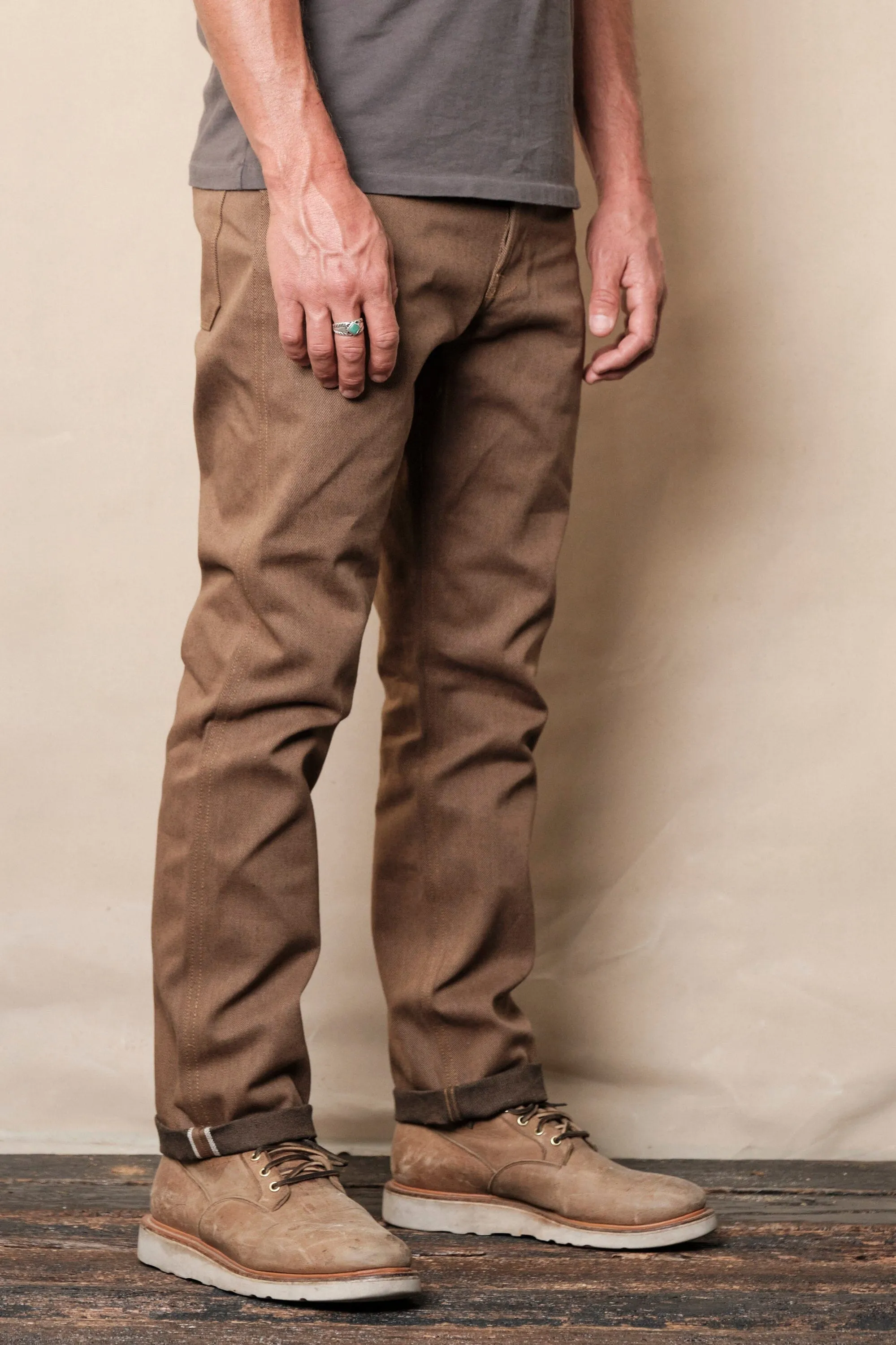 Freenote Cloth - Rios 15oz Brown Denim