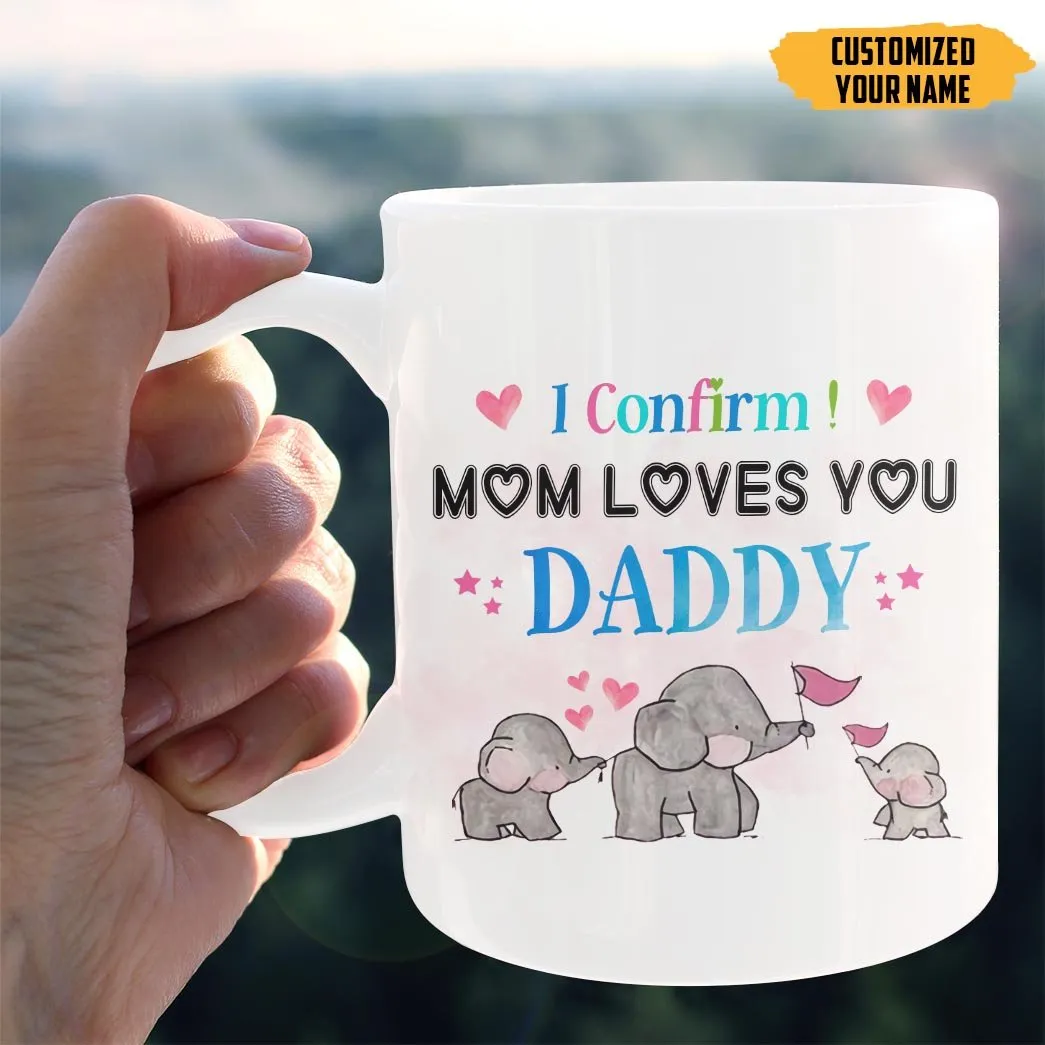 Gearhuman 3D Love Dad Father's Day Custom Name Mug