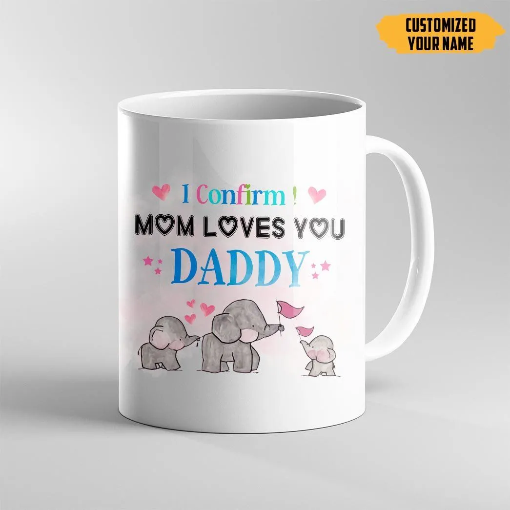 Gearhuman 3D Love Dad Father's Day Custom Name Mug