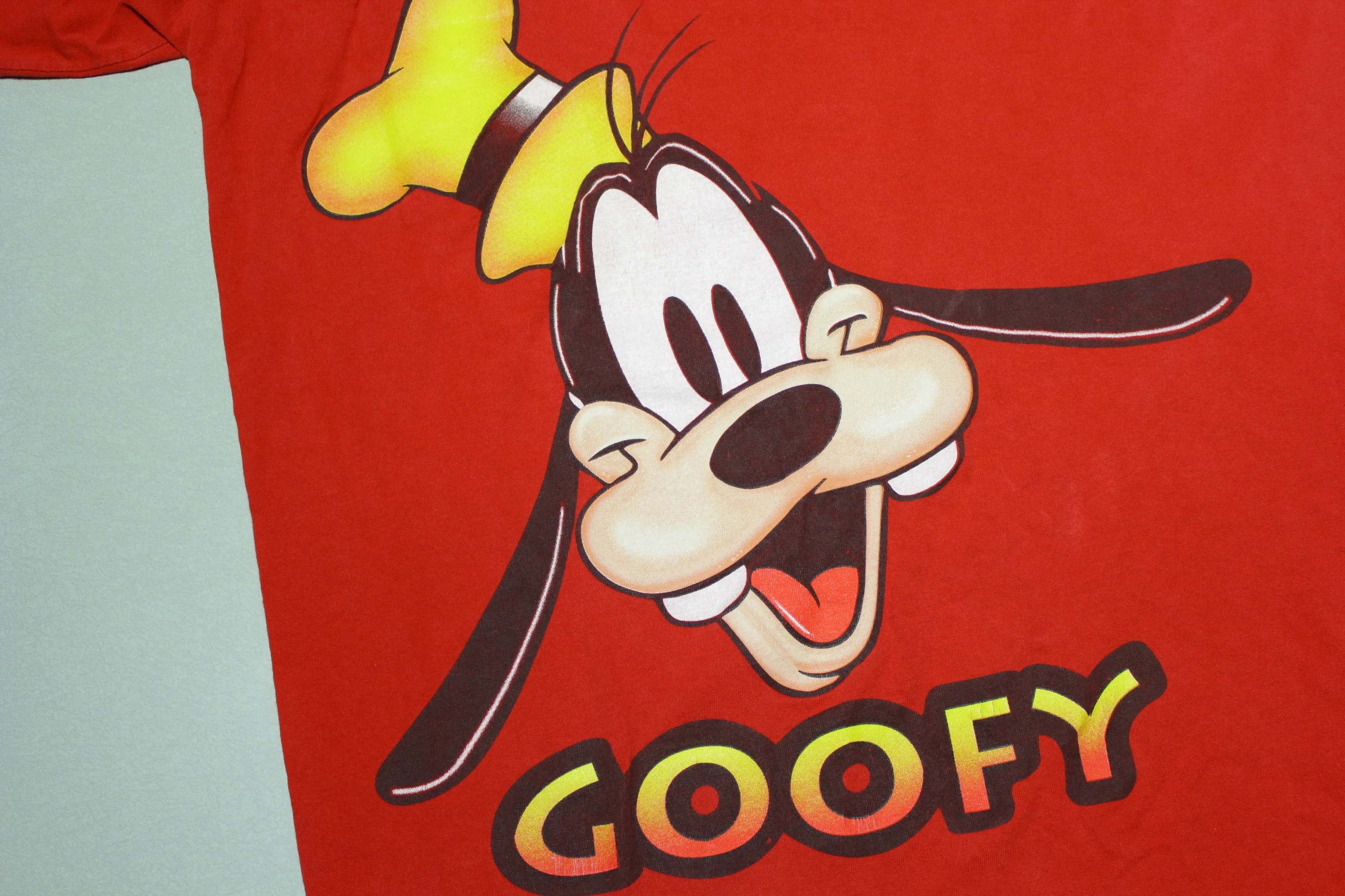 Giant Goofy Print Vintage Sleepy Heads OSFA 90's Nighty T-Shirt