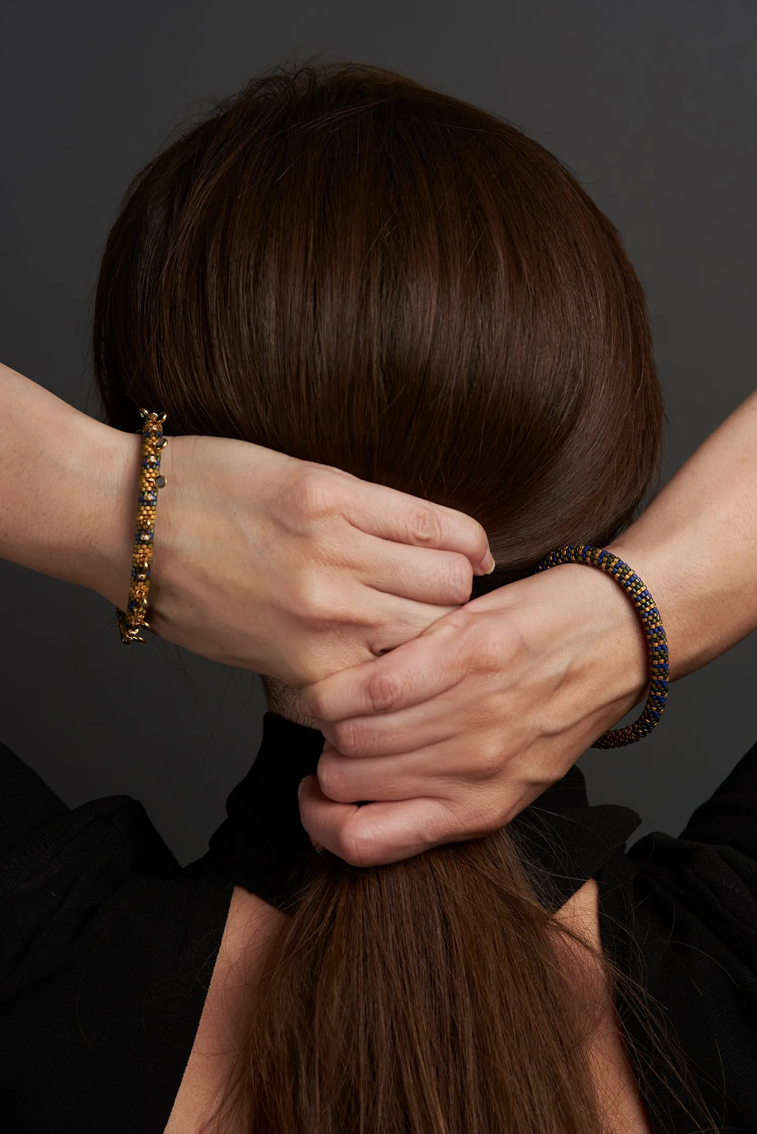 Golden Pools & Pockets Bracelet