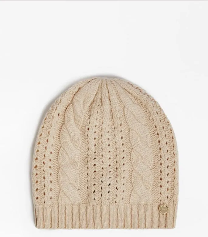 GUESS CASHMERE WOVEN KNIT HAT   COLOURS AW9072WOL01