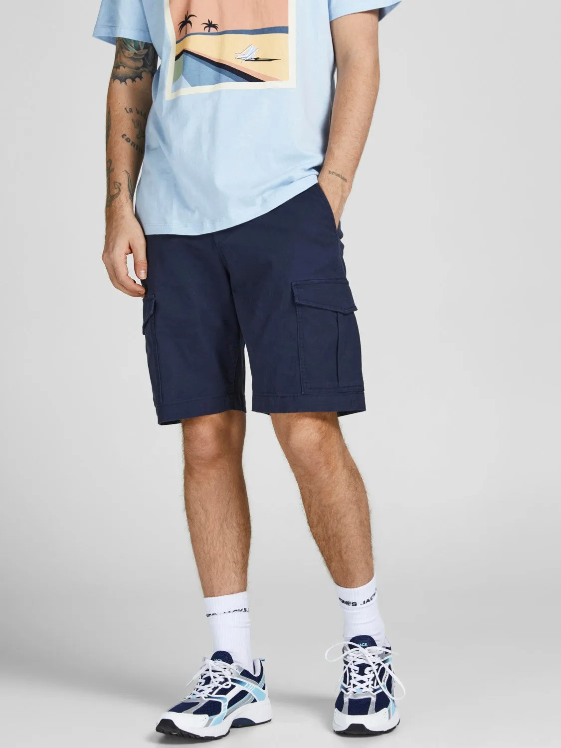 Jack & Jones Mens 'JJCargo' JPSTJoe Cargo Shorts