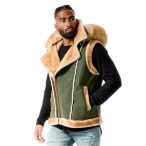 Jordan Craig Denali Shearling Vest (Olive) 9370V